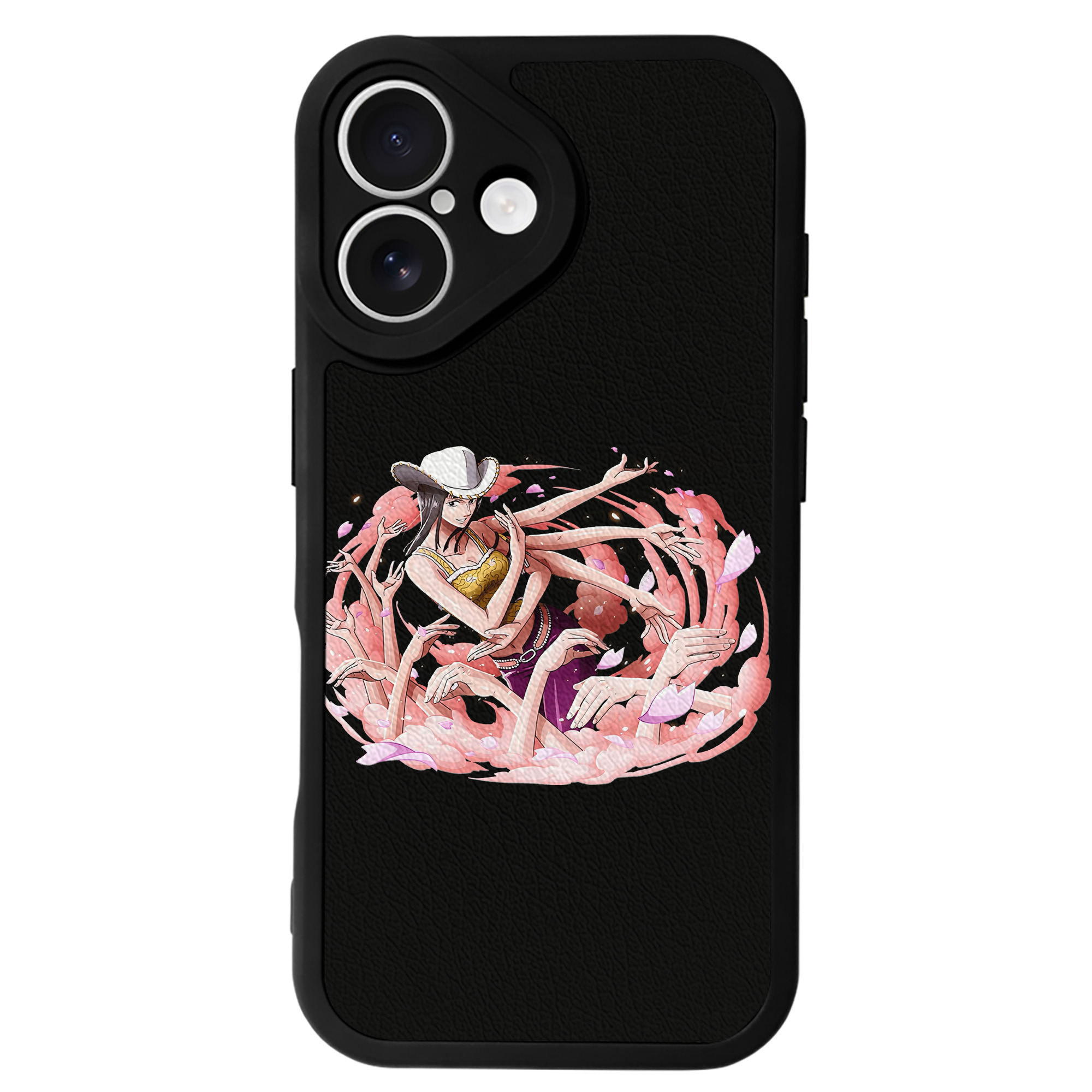 （画像用） ワンピース ニコ・ロビン ONE PIECE Nico Robin 【iPhone 16シリーズ対応】シリコンスマホケース（レザー調） 材質：シリコン